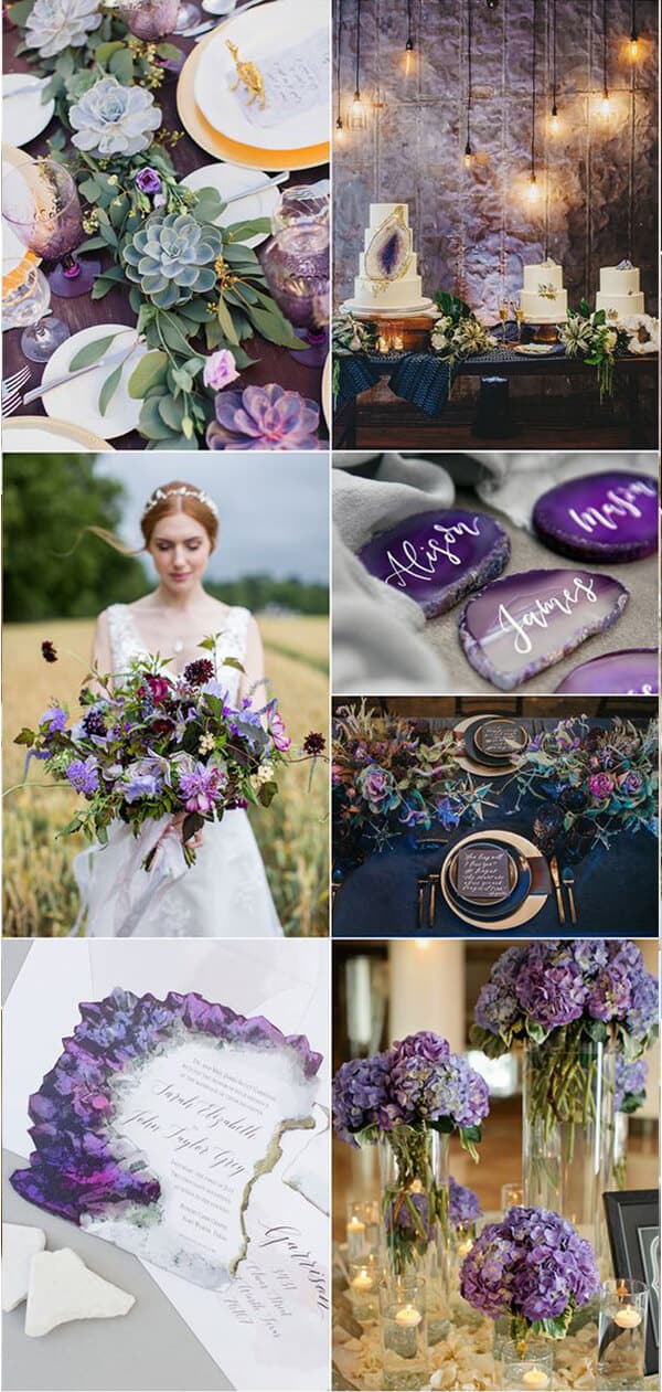 matrimonio a colori in viola