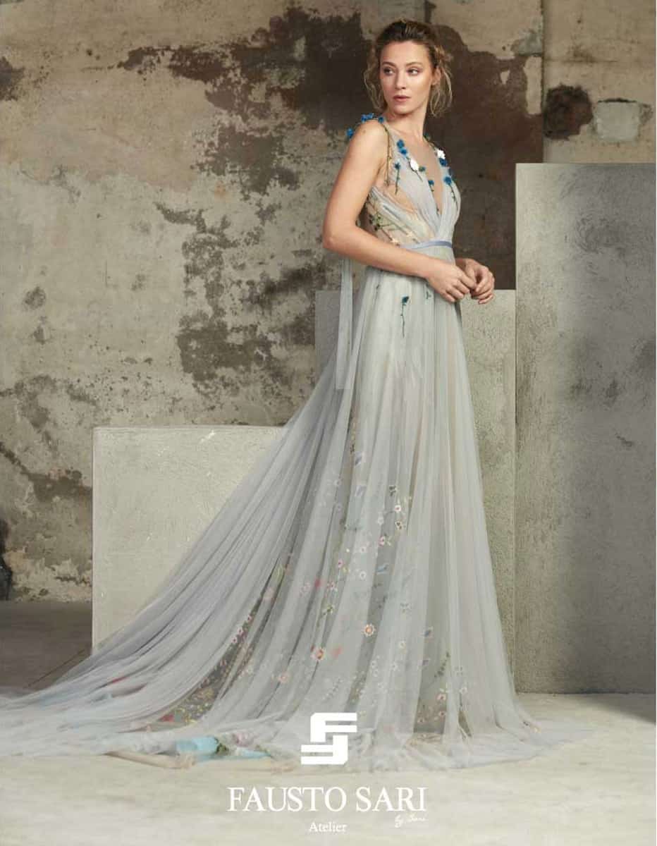 fasuto sari abito sposa in tulle