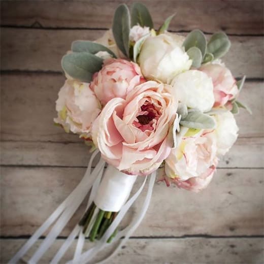 Bouquet sposa peonie