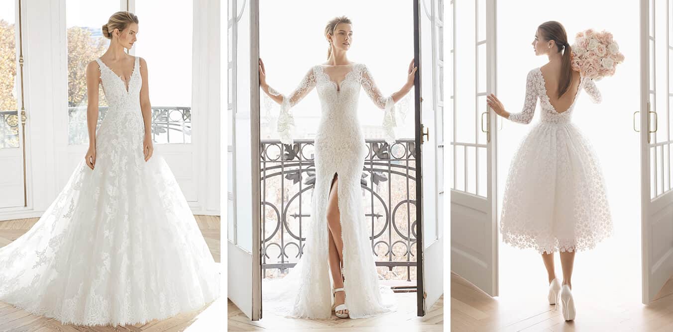 Abiti da sposa in pizzo Aire Barcelona 2019