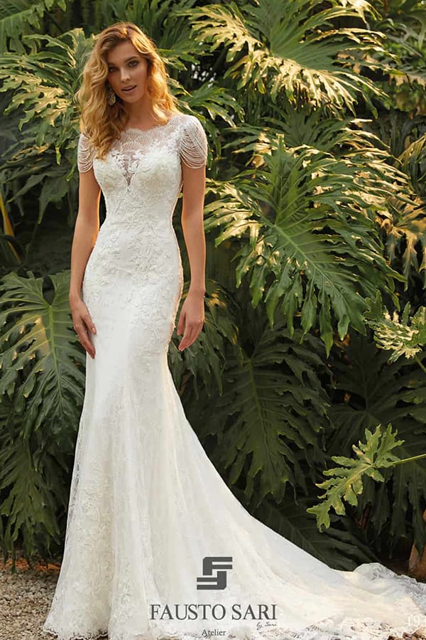 Abito ideale sposa incinta collezione Fausto Sari