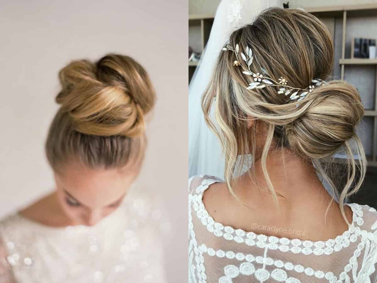 Chignon sposa 2019