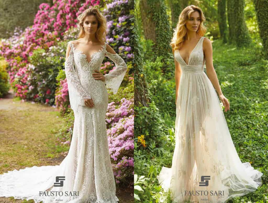 atelier fausto sari abito da sposa bosco