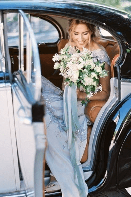 matrimonio chic mezzo di trasporto limousine