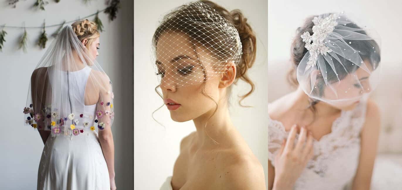 Idee velo corto da sposa