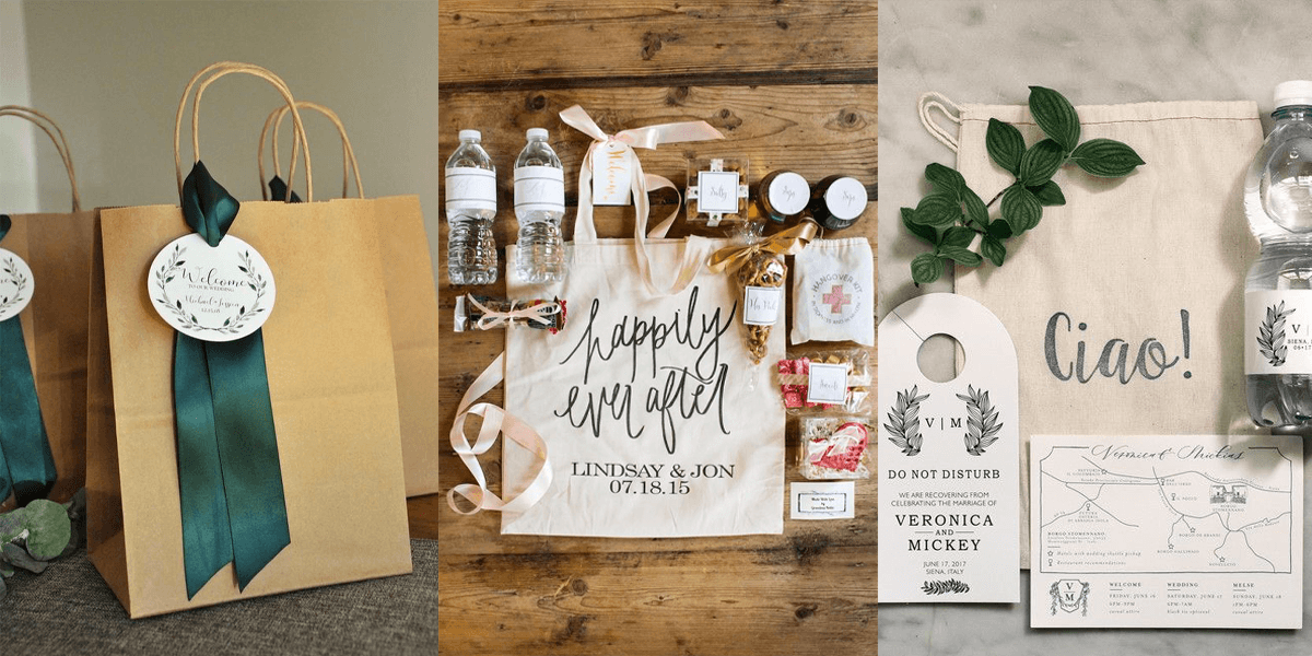 welcome bag matrimonio