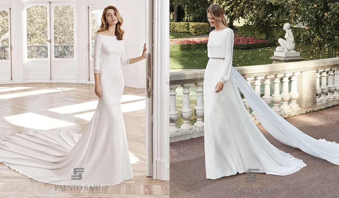 abito-da-sposa-semplice-aire-barcelona abito-da-sposa-semplice-aire-barcelona