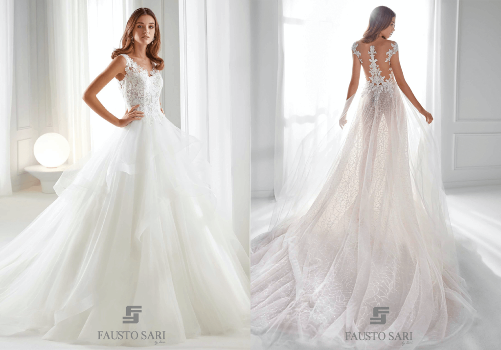 abito sposa aurora nicole 2021