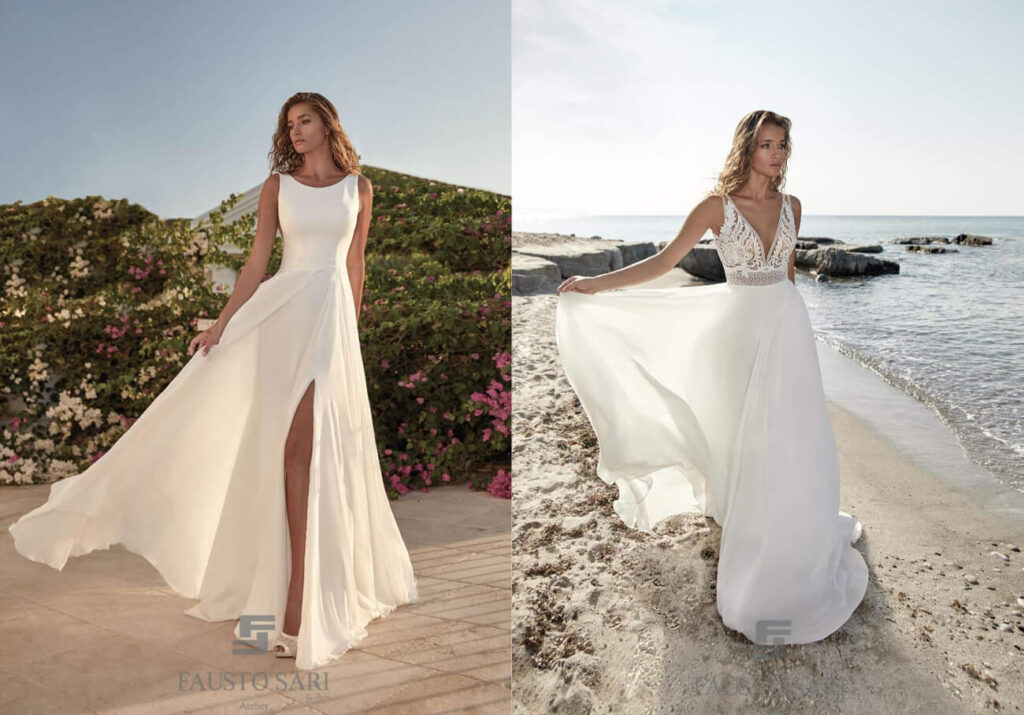 abito sposa boho herve paris