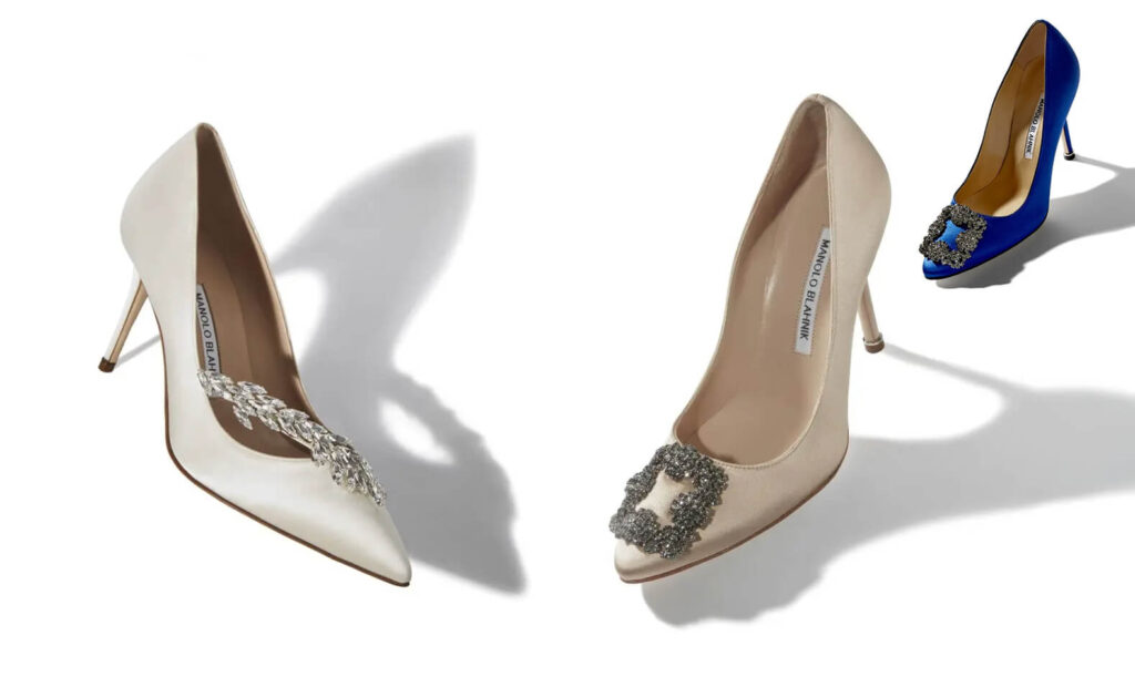 decollete scarpe sposa 2022 manolo blahnik