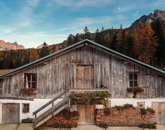 location matrimonio ecologico Rifugio Peziè de Parù cortina