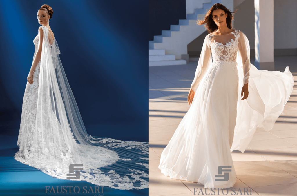 mantelle cappe sposa 2023